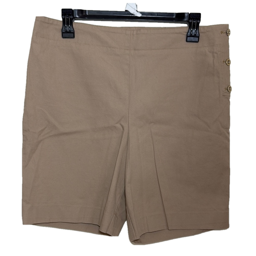 Women’s Tan Stretch Pull-On Shorts